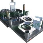 smooth-wall foil container mould
