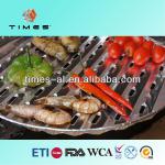 Aluminium foil round BBQ grill environemtally
