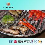 Aluminium foil round BBQ grill environemtally