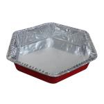 coloured aluminium foil container