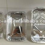 rectangular aluminum tray