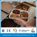Three Compartment Carry-out Aluminium Foil Container/Lid Combo Pack