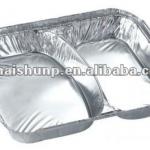 Two Compartments Foil Container