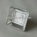 Inflight square aluminium tray disposable
