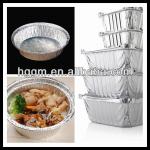 aluminium containers with lip for food packing