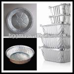 aluminium containers with lip for food packing