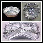 alu foil containers with lid for takeaway food packaging