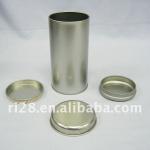 round tea tin can with 3 styles lid {D0057}