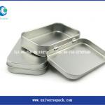 custom plain metal tin box