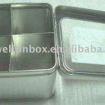 Square tea tin/4-room tea tin/multi-room tea tin