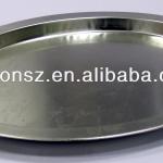 good quality round metal tin tray