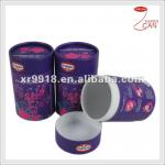 Latest stylish black tea packing paper canister