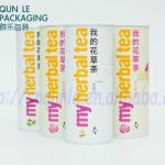 Herbal tea paper packing can