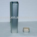 Tin cylinder with plastice rim, Air-tight tea cans,
