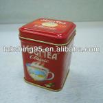 square tea tins
