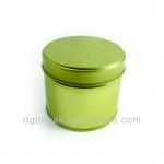 small metal tin round boxes for tea packaging