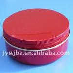 Aluminum Round tin 60G jar with aluminum lid