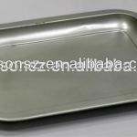 widely used square metal food trays