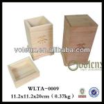 Logo Printed Pine Wooden Tea Box Wholesale ( SGS & BV )