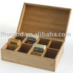 beach wood tea box