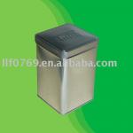 square tea can,tea packaging box,metal box