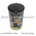 airtight tea box,hot sale coffee can,plastic lid tin can