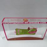 custom printed plastic tea box,transparent tea packaging box,clear cheap plastic tea box