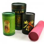 cardboard round tube tea box packaging