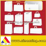 All kind of white packing paper bag