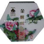 Hexagonal tea paper box/tea packaging paper box