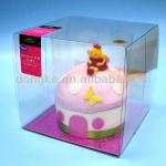clear plastic cake box, custom printing cupcake box