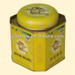 Wholesales custom metal decorative tea tin cans