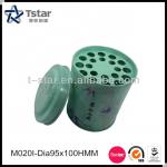 Round tea packaging tin box with inner lid