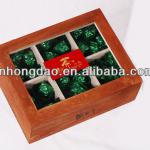Wooden Tea Box With 6 Compartments
