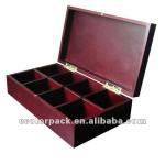 Wooden tea box tea gift box tea display box