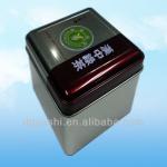 Green tea tin box tea caddy box for tea