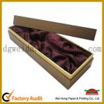 Matt lamilation Luxury Paper Wine Box With Gold Stamping