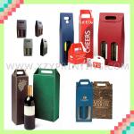 2014 hot various style corrugated board handmade wine box