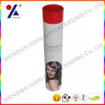 tube hair extension packing ,tube straight iron packing ,customized paper tube packing