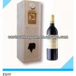 Single Pine wooden wine box