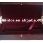 High quality wooden wine box-100% inspection is acceptable