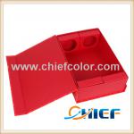 2013 luxury paper packaging box double wine bottle presentation box