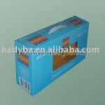 Colorful handle carton