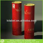 Customized paper wine tubes wine packaging box wine cardboard tube