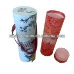 Round tube wine packaging boxes