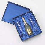 custom cardboard champagne glass flute gift box