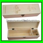 wooden box for wine bottles