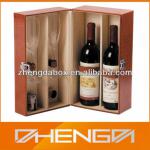 Hot China Factory Custom Made leather wine box (ZDS14-SF007)