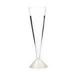 2013 hot sale custom shape plastic ps Champagne glass