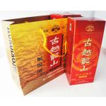 Hot Saling New Year&#39; Gift Wine Bottle Red Paper Packaging Box